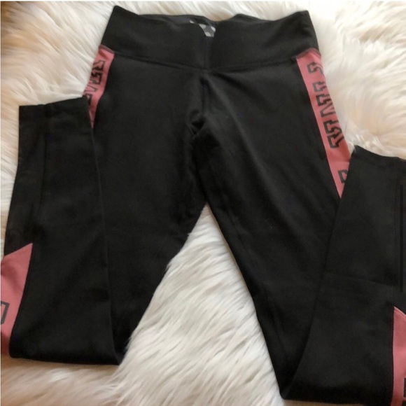 NWOT PINK YOGA LEGGINGS - Picture 6 of 8